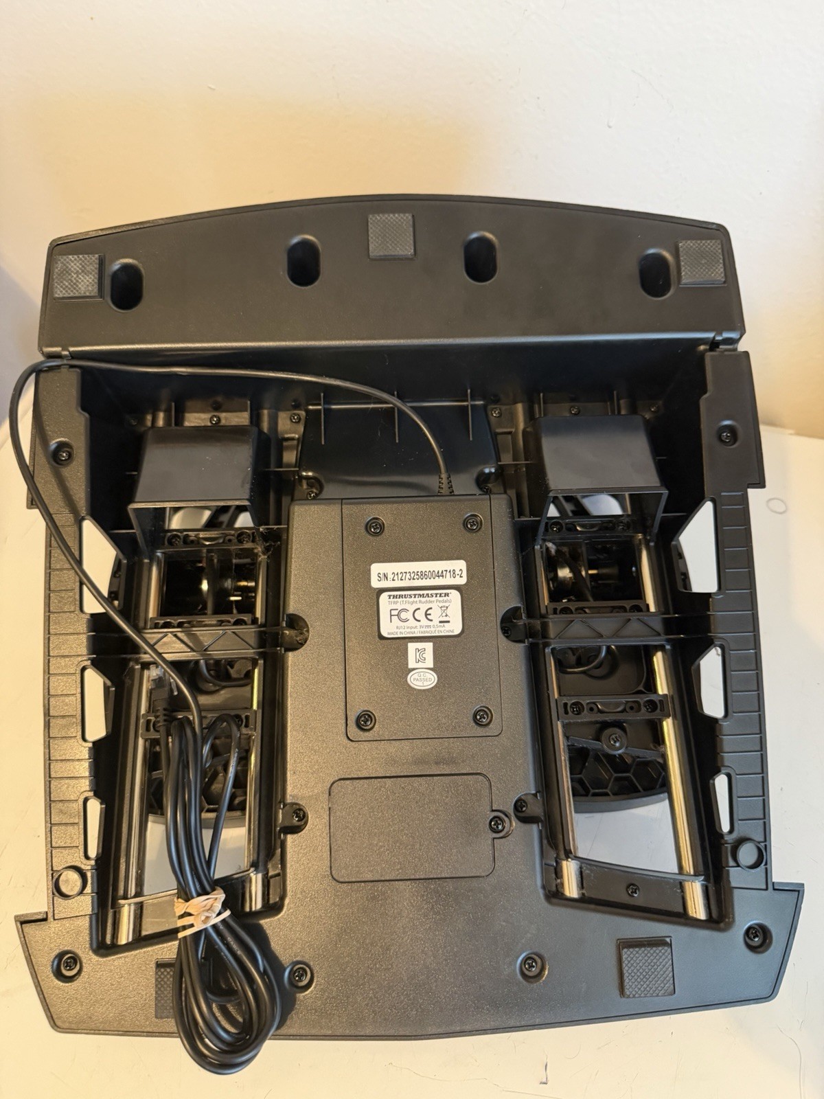 Thrustmaster TFRP Flight Rudder Pedals RJ12 Tested Working No USB Adapter