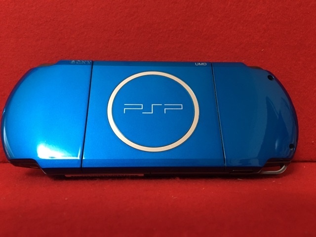USED PSP Vibrant Blue PSP 3000 VB PlayStation Portable Sony Game Console only