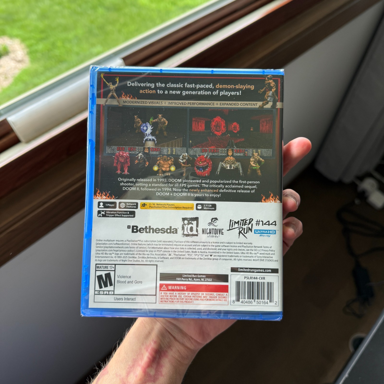Brand New DOOM + DOOM II Limited Run Games #283 PS5