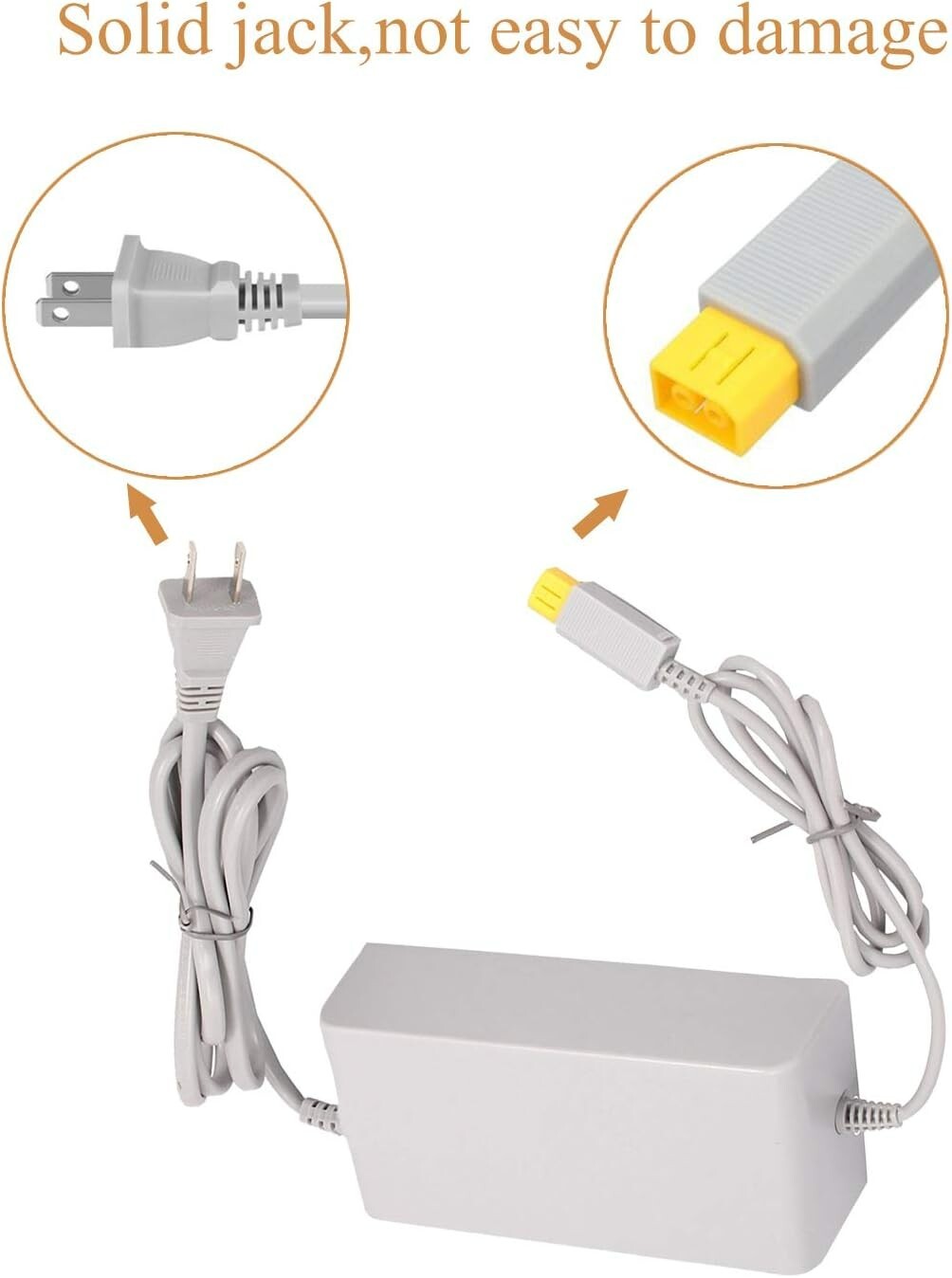 Lot of 2 Power supply for Nintendo WII U Gamepad and Wii U Console AC Adapter