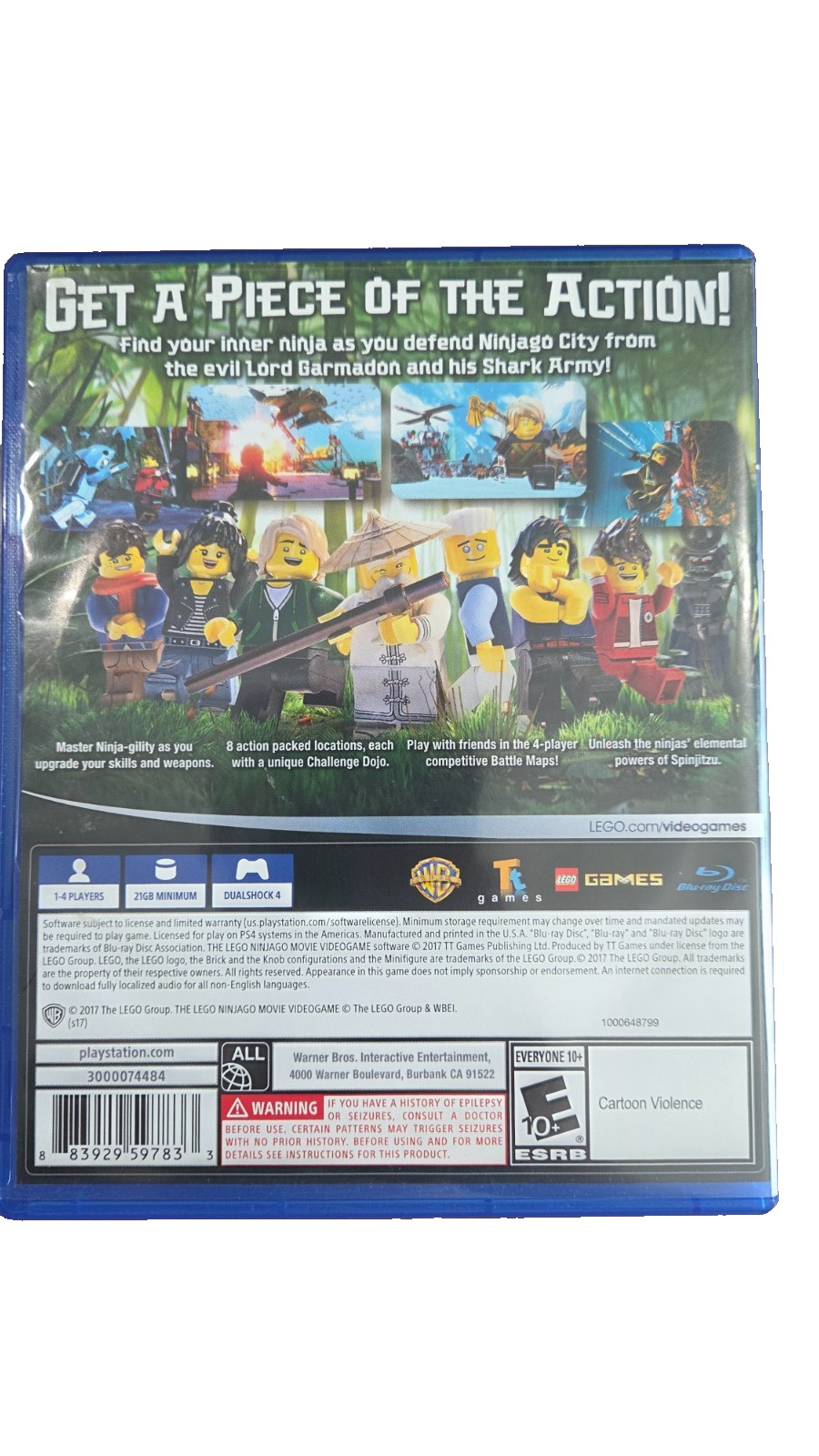 The LEGO Ninjago Movie Videogame – Sony PlayStation 4 CIB
