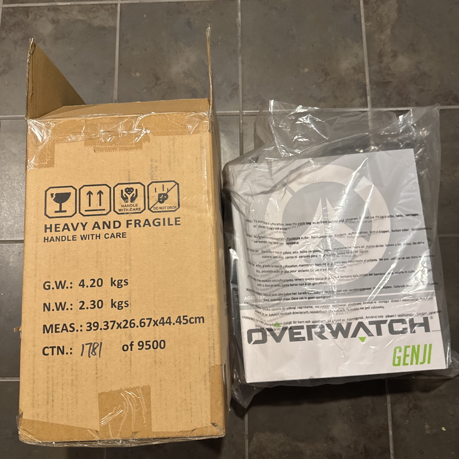 Official Blizzard Collectibles: Overwatch Genji Statue #1781 Of 9500! Sealed Box