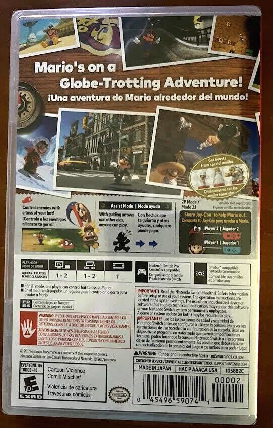 Super Mario Odyssey Nintendo Switch [Brand new with Free Ship]