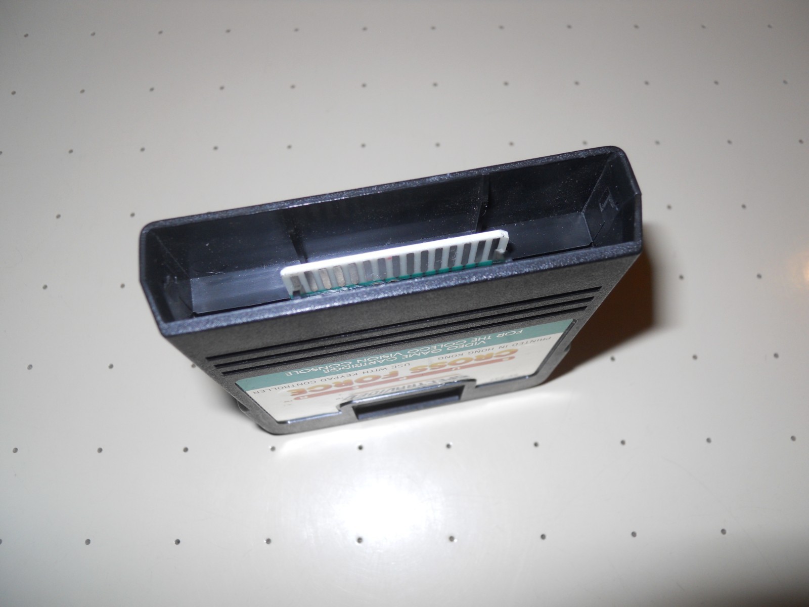 SUPER CROSS FORCE (Coleco Vision, 1983) Game Cartridge w/Manual – Tested/Works