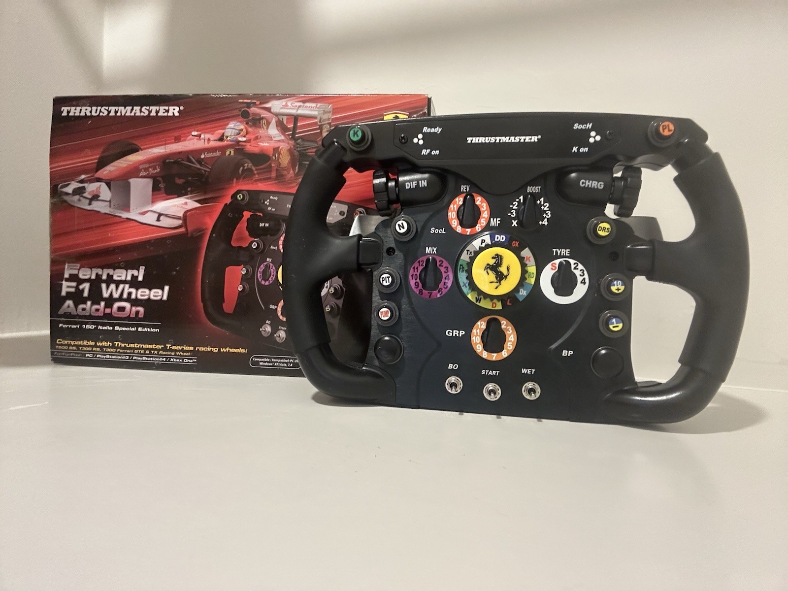 Thrustmaster T300 RS GT Edition Racing Wheel Ferrari F1 Add-On for PS4 PS3 PC