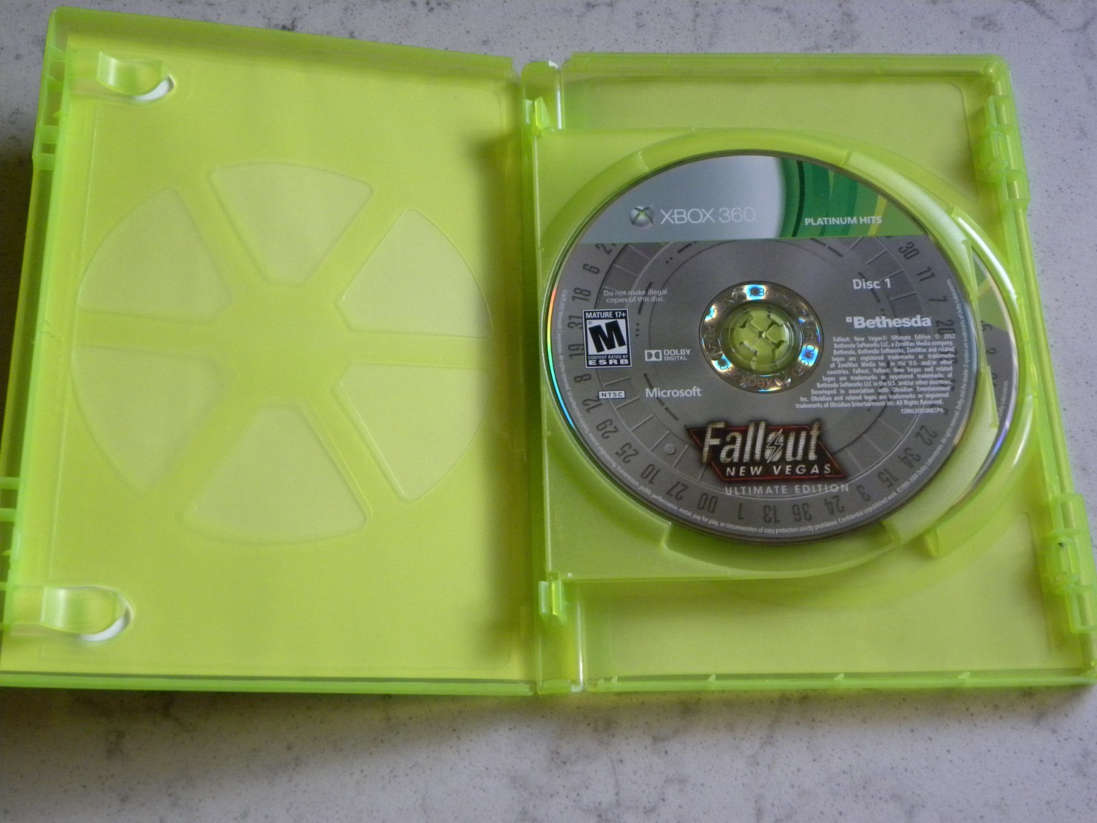 Fallout : New Vegas – Ultimate Edition (Xbox 360, 2012) No Manual – Tested
