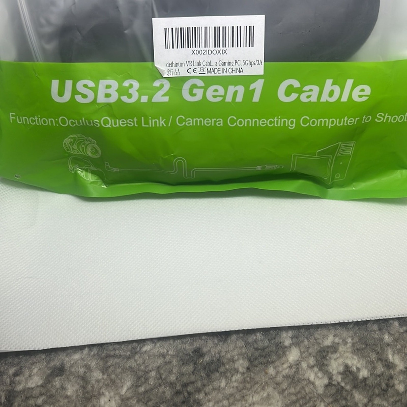USB 3.2 Gen 1 Cable Oculus Quest Link/Camera Connecting Computer to Shoot 16FT