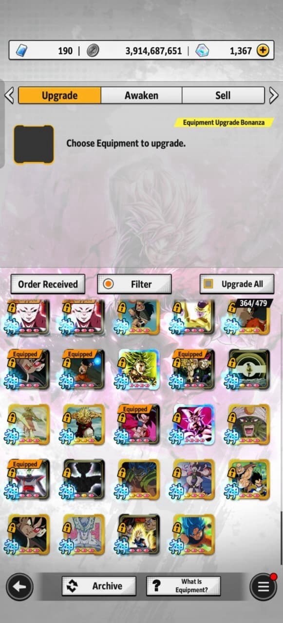 Dragon Ball Legends Endgame Account || 11 Summonable UL || 6 LR || Stacked Acc