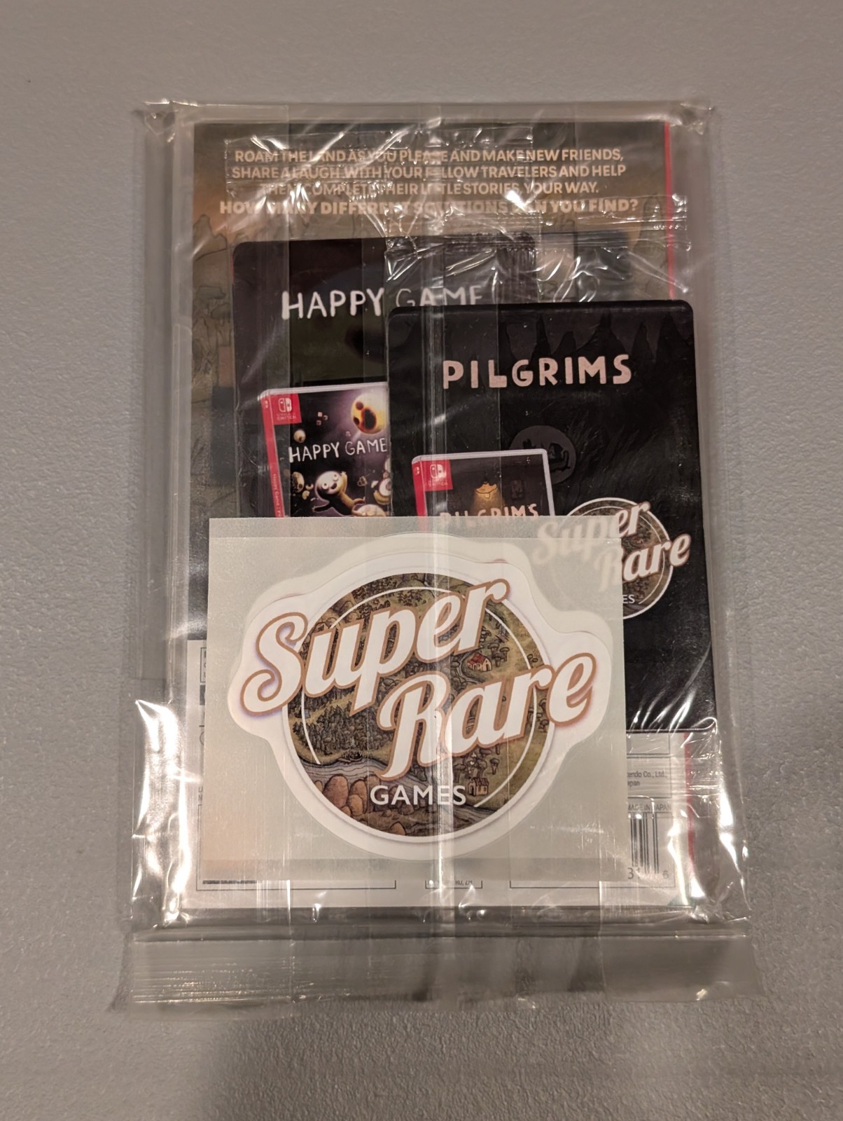 Pilgrims/ Happy Game – Super Rare Games #93 – Sealed – Pilgrims Cover