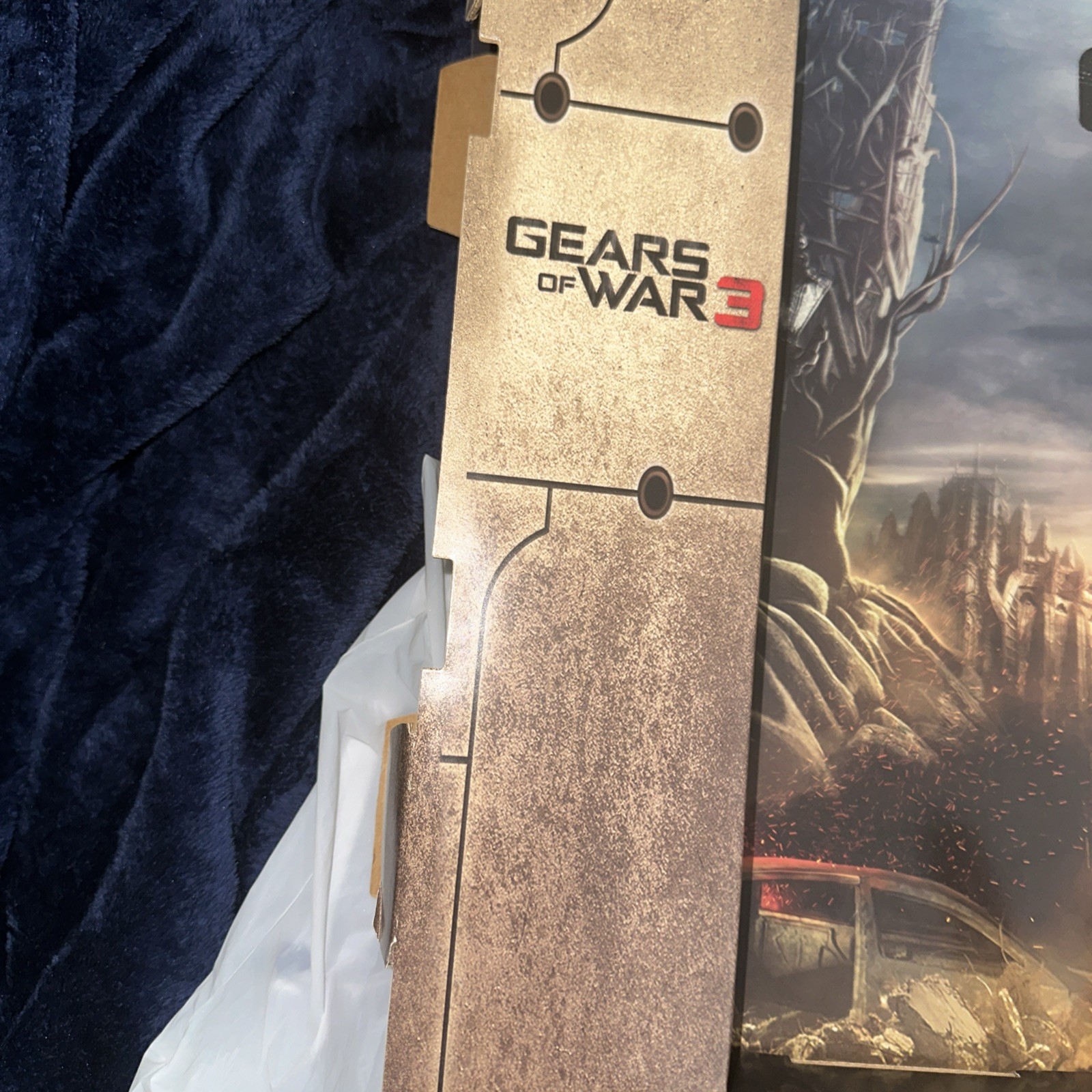 2011 Gears Of War 3 Store Display/Standee Cardboard RARE