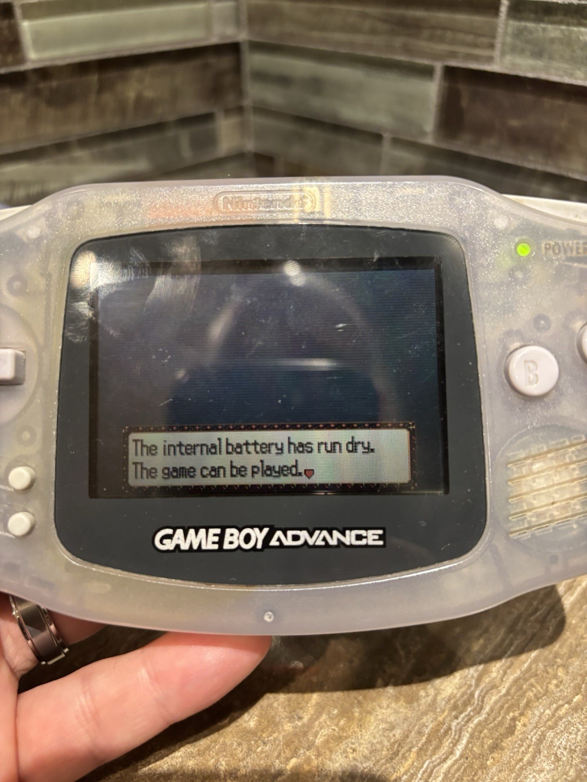 Nintendo Game Boy Advance – Glacier – TESTED