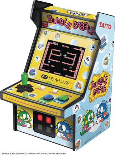 My Arcade DGUNL-3241 Bubble Bobble Micro Player Retro Arcade Machine – 6.75 IN [