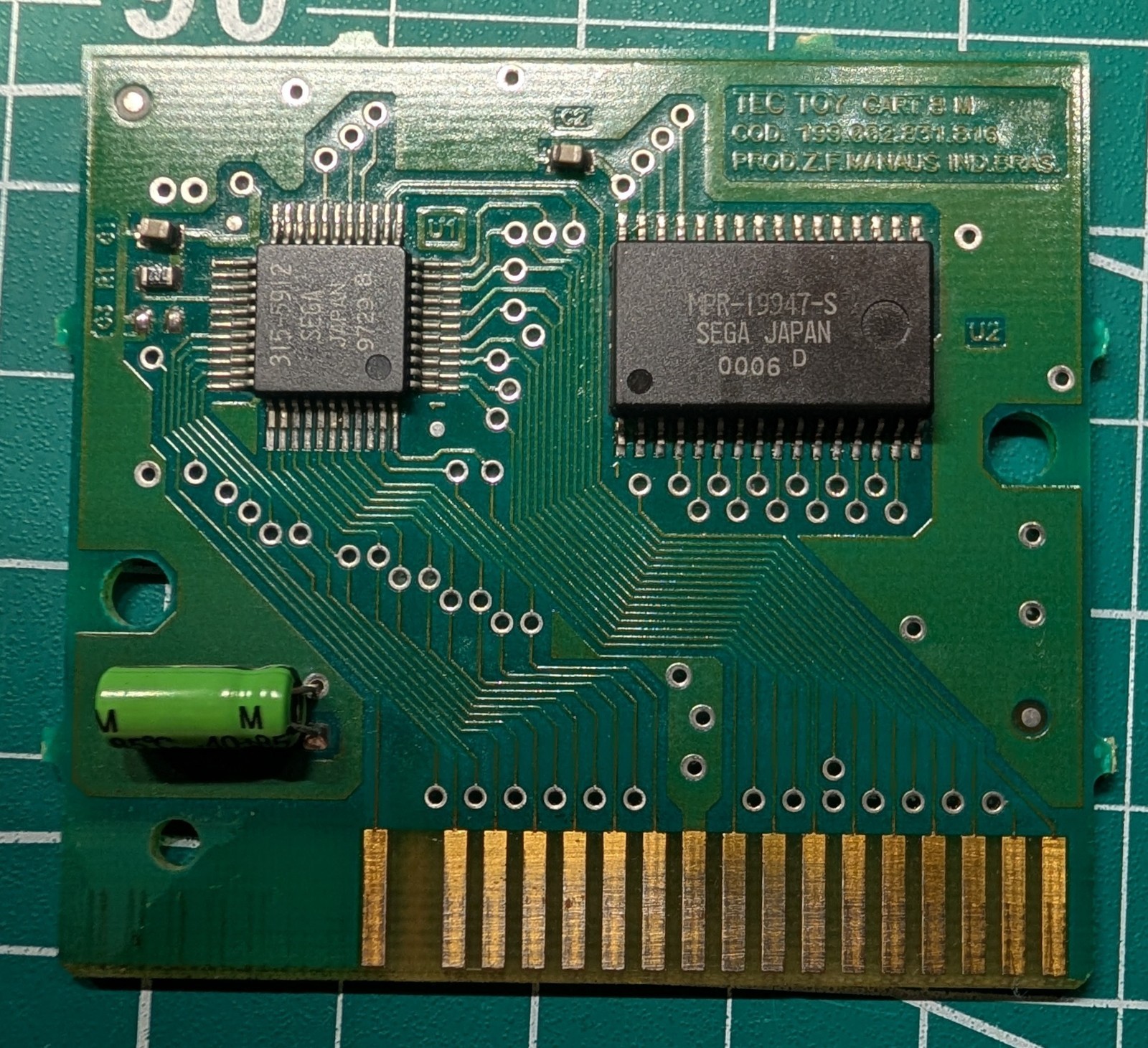 Sonic Blast Tec Toy BRAZIL Sega Master System Cartridge Only Authentic VERY RARE