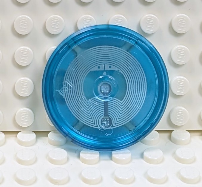 Genuine LEGO Dimensions Sensei Wu NFC Toy tag base (from LEGO Ninjago set 71234)