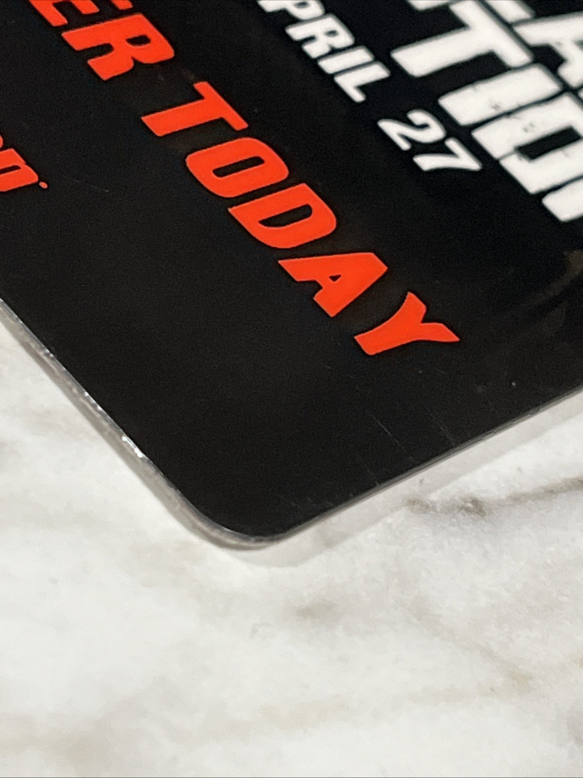 Red Dead Redemption GameStop Employee Pre-Release Promo Tag No Lanyard
