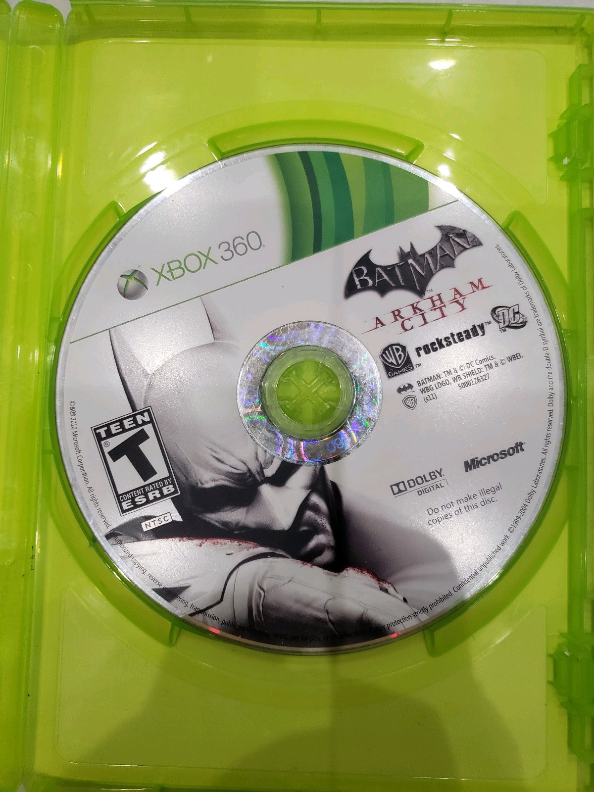 Batman: Arkham City Microsoft Xbox 360 2011 Dark Knight DC WB Games