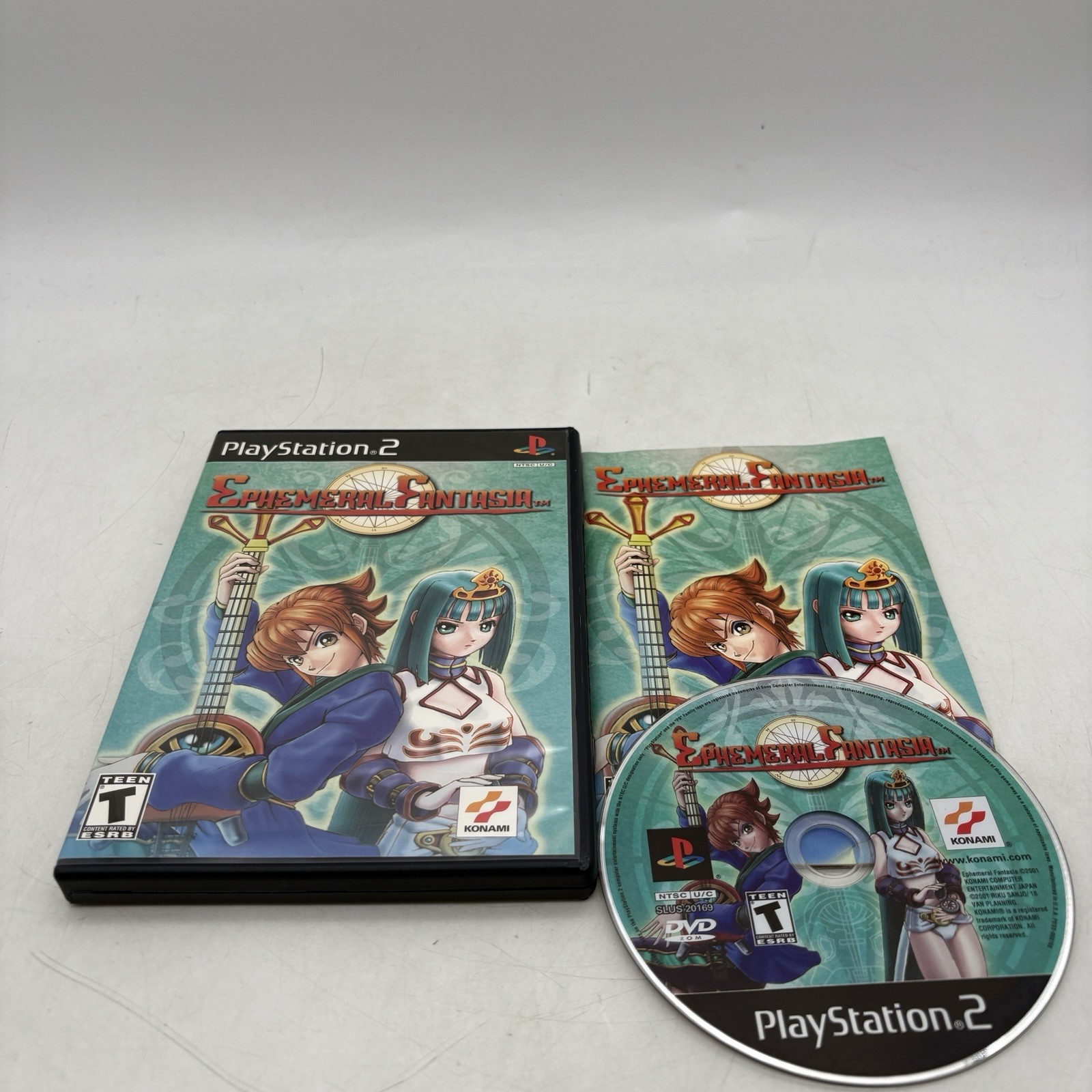 Ephemeral Fantasia PlayStation 2 PS2 Complete w/ Manual CIB Tested