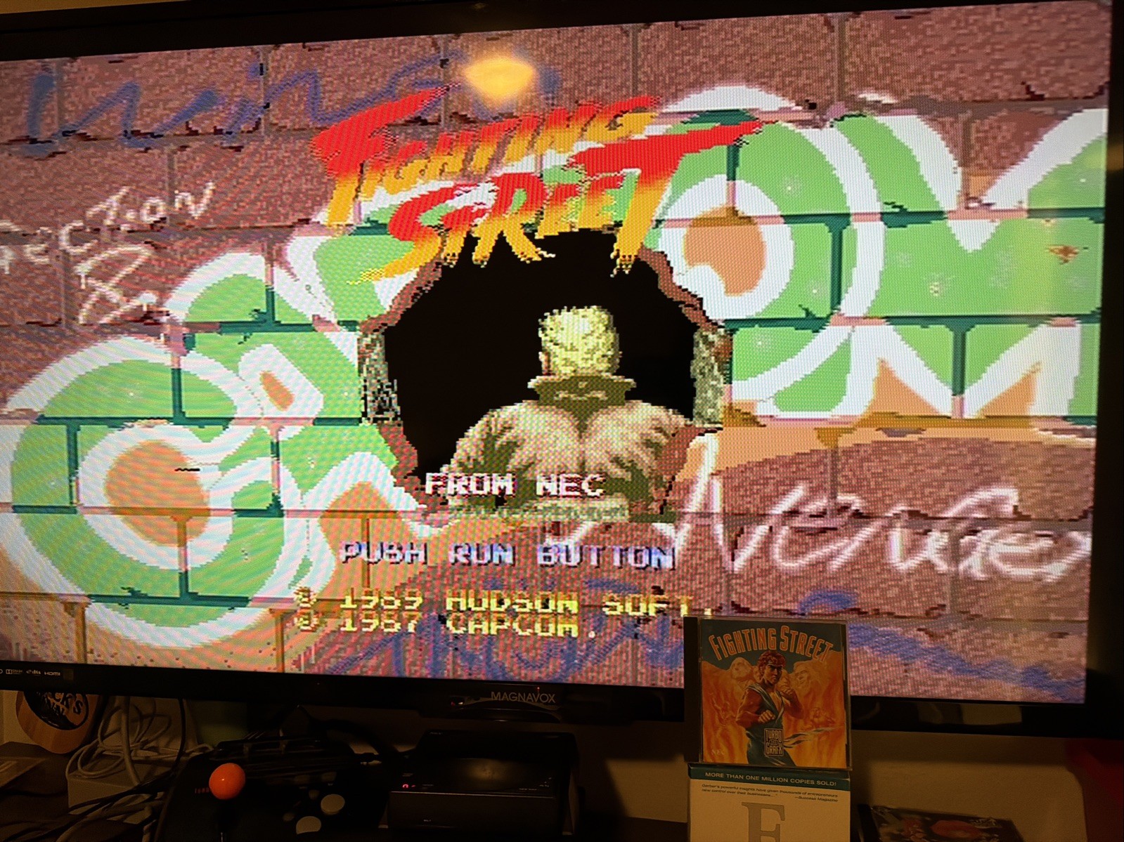 Fighting Street TurboGrafx-16 CD PC Engine Tested Complete CIB