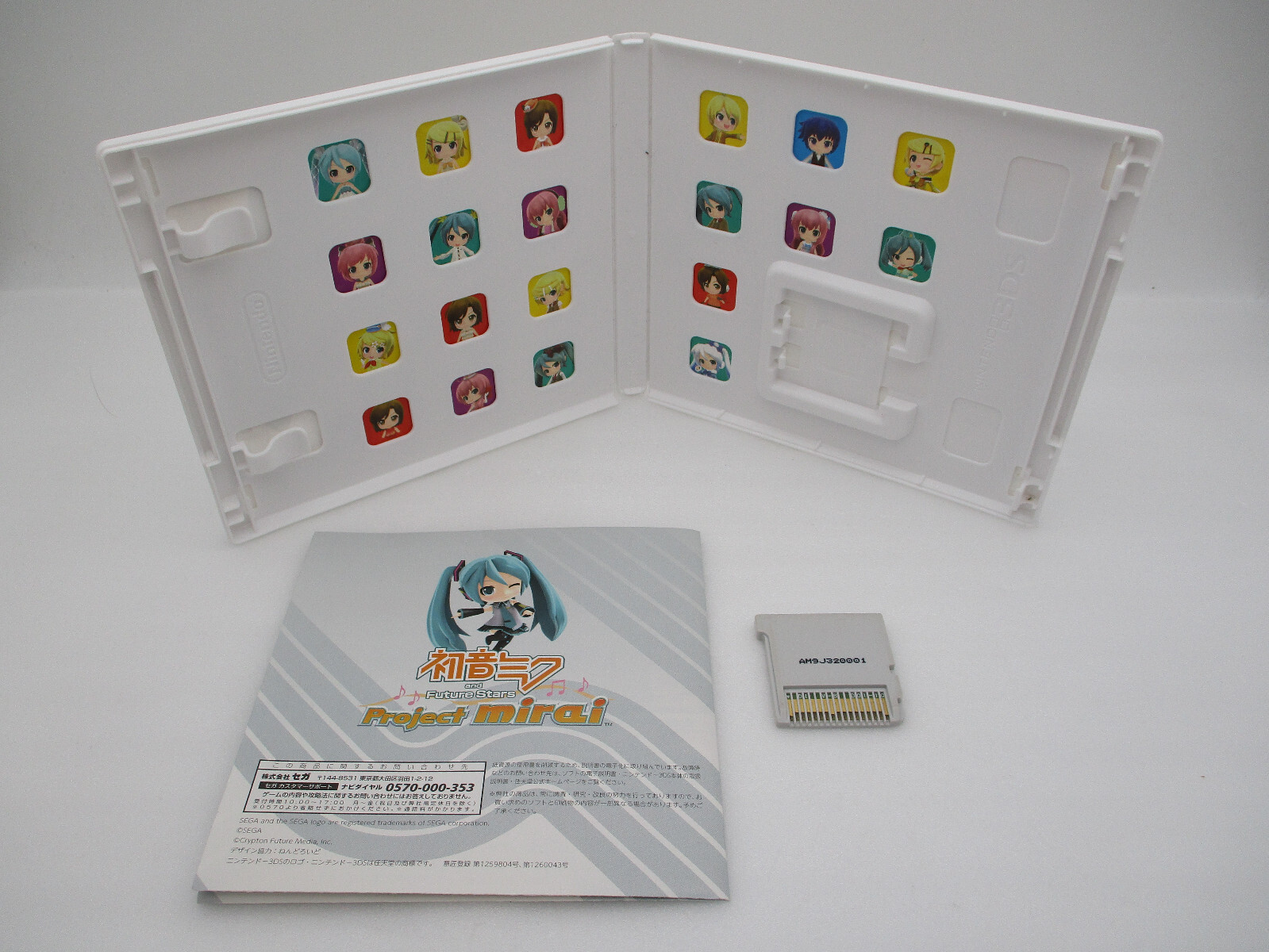 Hatsune Miku Project mirai & Project mirai 2 Nintendo 3DS Japan import VOCALOID