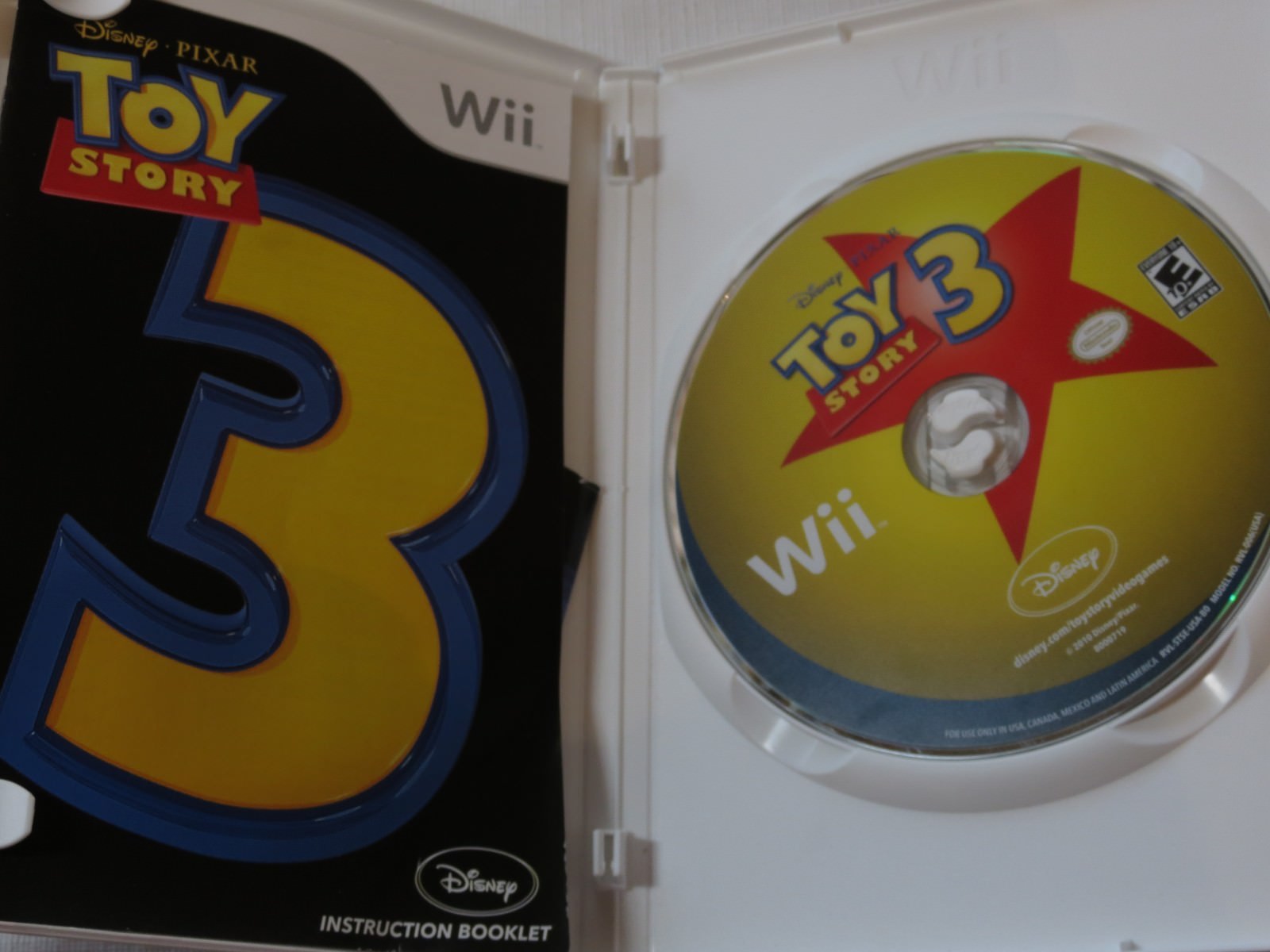 Toy Story 3 Nintendo Wii 2010 Rated: E10+ Everyone 10+ Action Adventure Pre-Owne