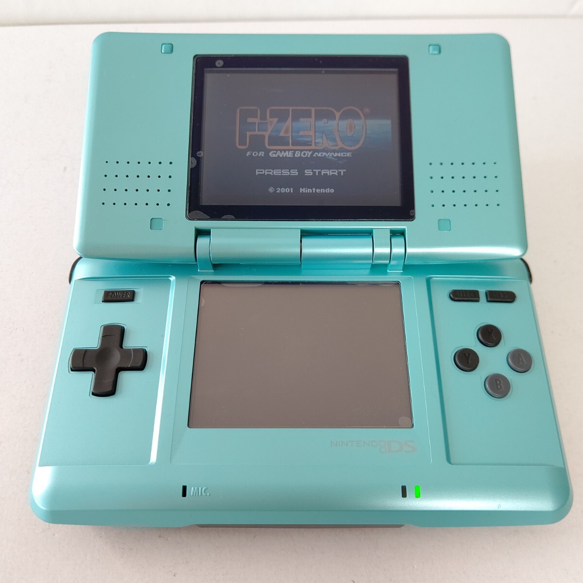 Nintendo NTR-001 Turquoise Blue DS Complete Set Mint JAPAN