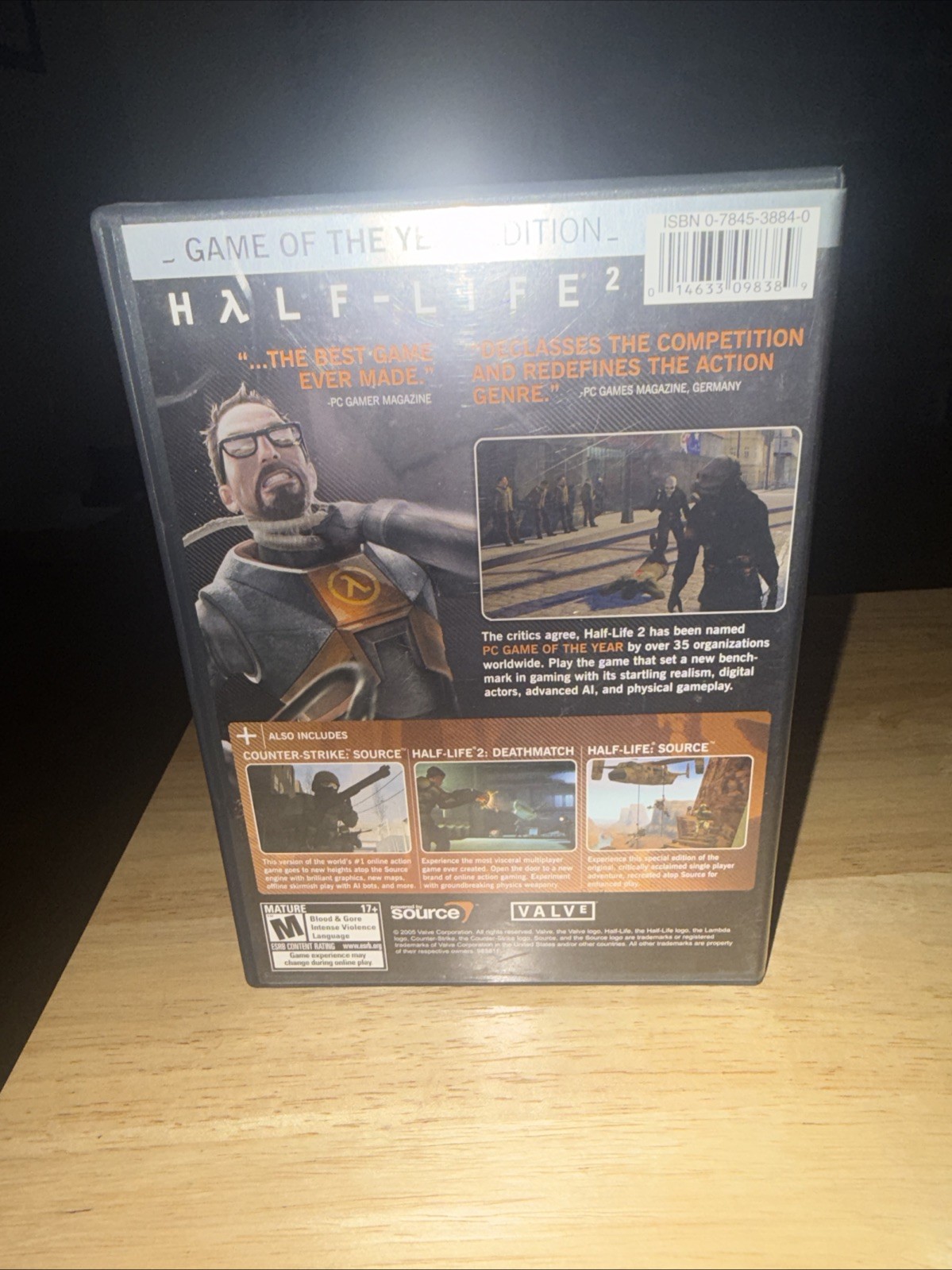Half-Life 2: Game of the Year Edition (PC, 2005) Case, Reference Card, Key,Game