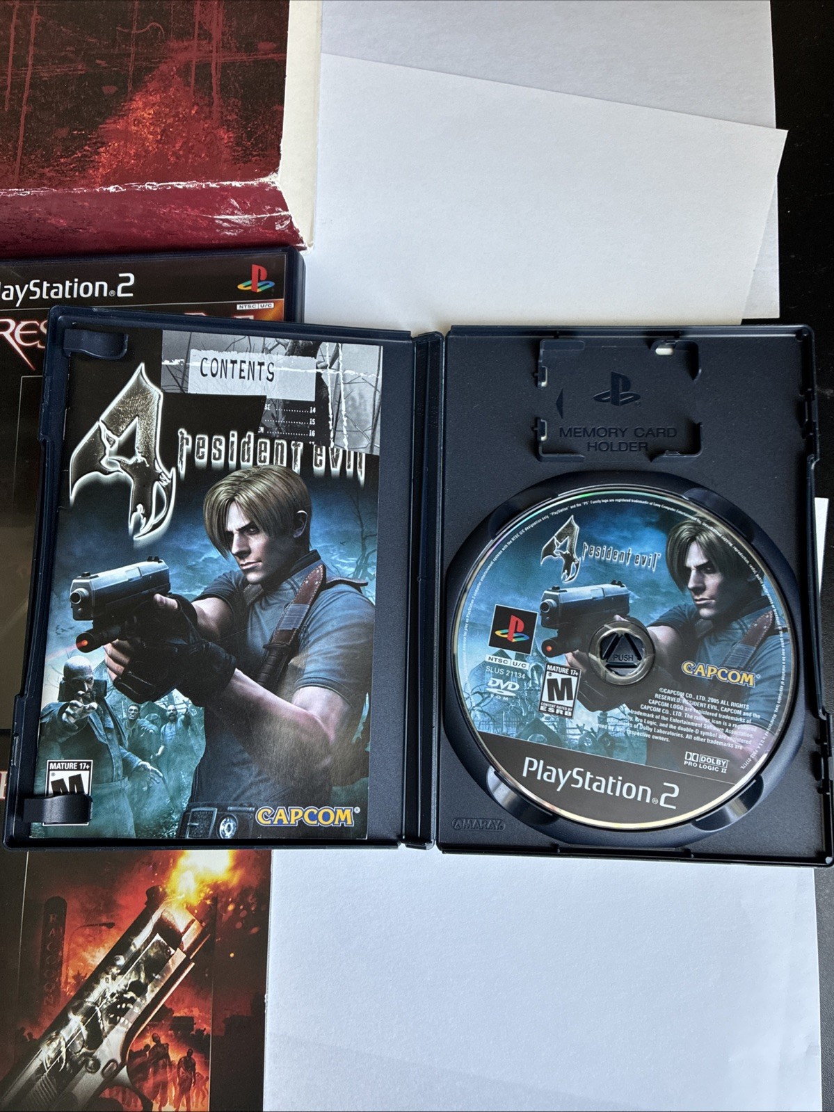 Resident Evil The Essentials PlayStation 2 PS2 Outbreak Code Veronica X RE4 Set