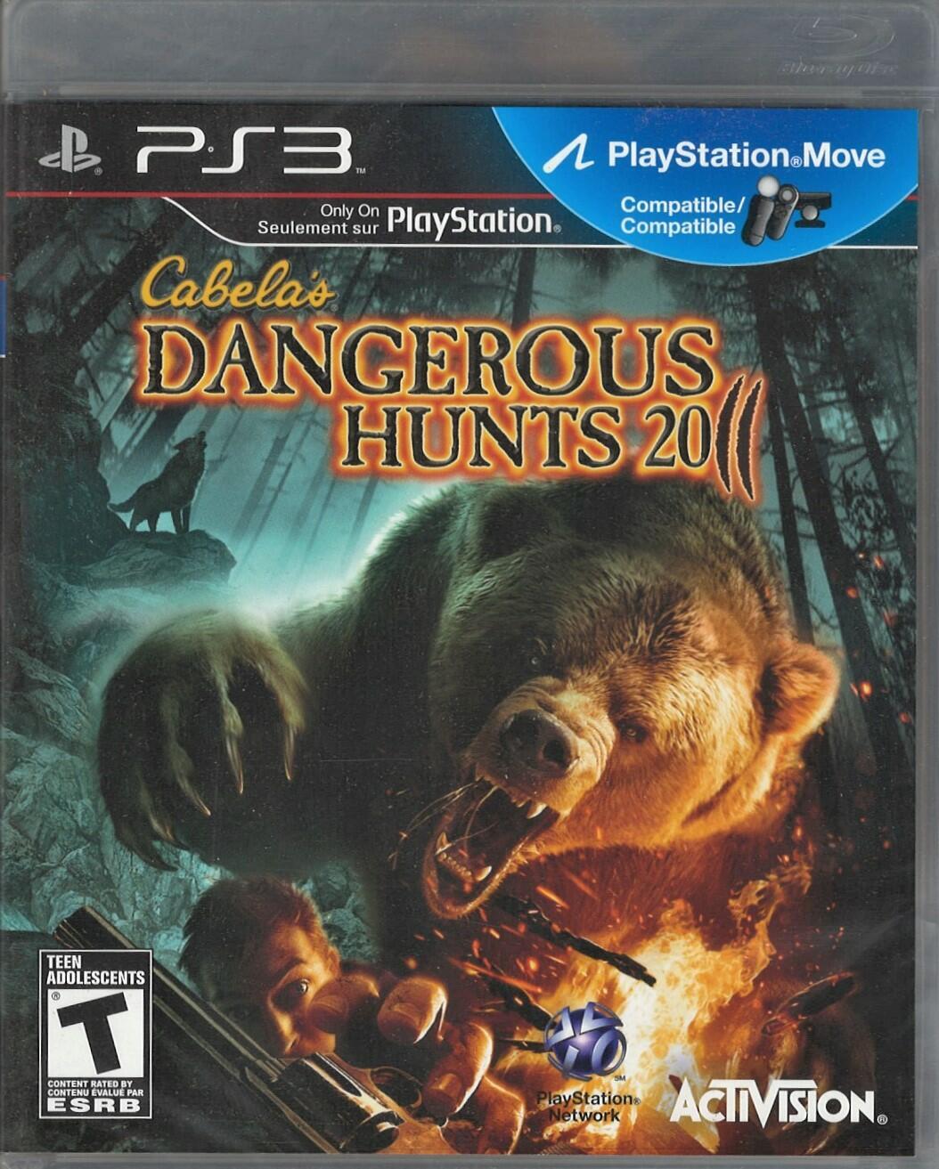 Cabela”s Dangerous Hunts 2011 PS3 (Brand New Factory Sealed US Version) Playsta