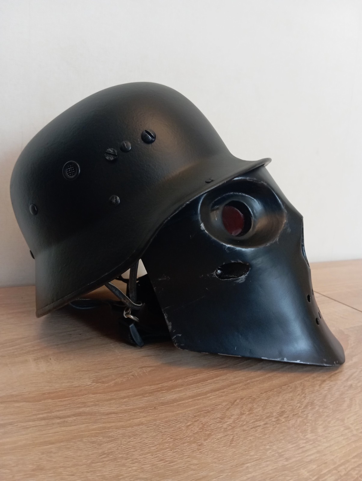 Custom made with 3D printed parts Wolfenstein New Order face mask with helmet