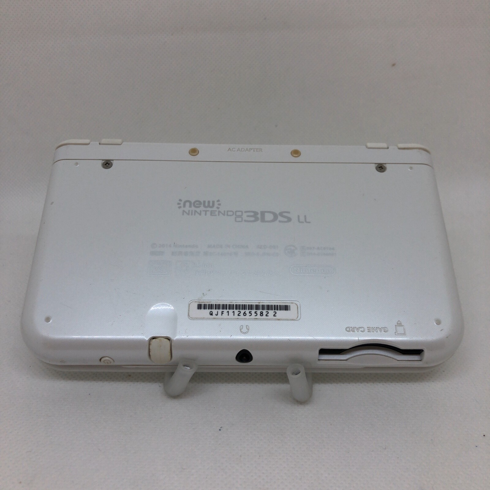 DUAL IPS New Nintendo 3DS XL LL Pearl White Console Japan Used Box #J233