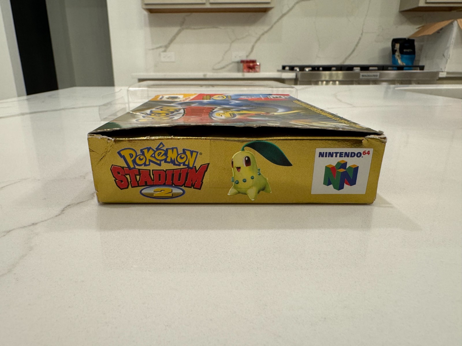 Pokemon Stadium 2 Box & Manual – very good condition with protective covers
