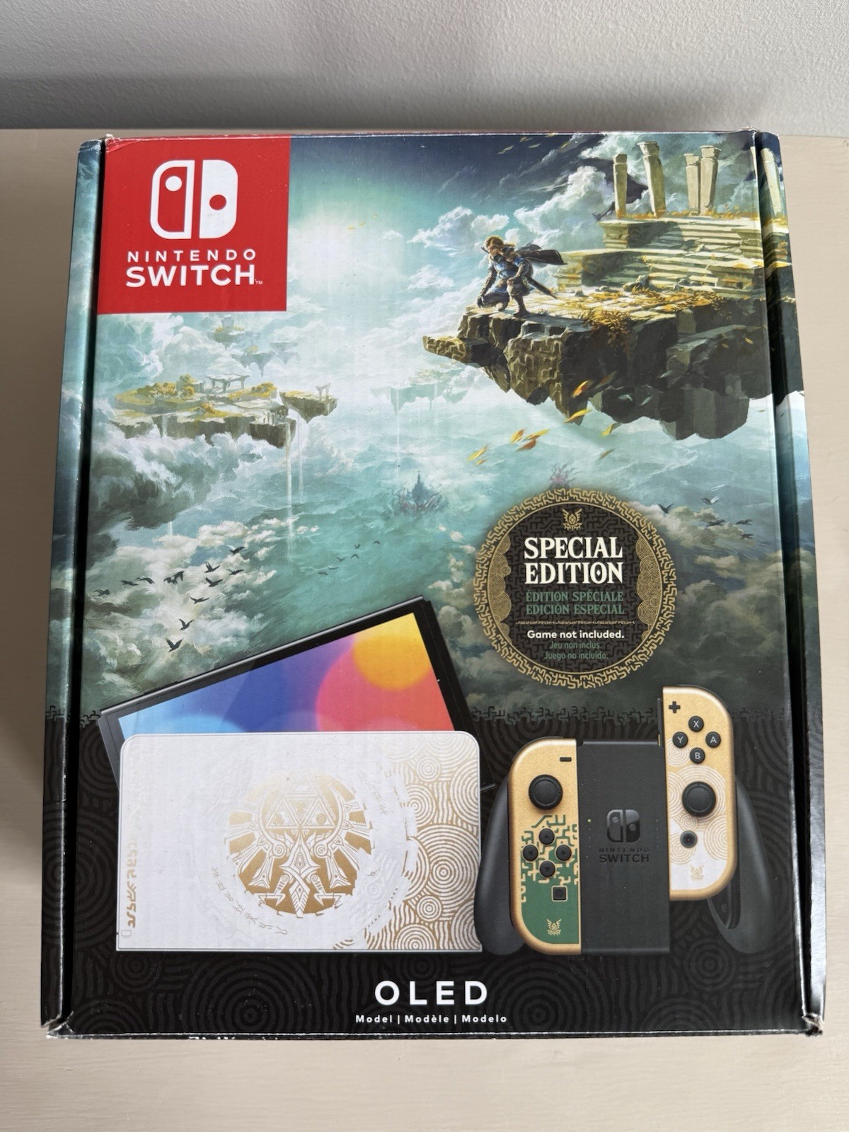 Nintendo Switch OLED Console Legend of Zelda: Tears of the Kingdom Edition CIB