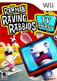 Rayman Raving Rabbids: TV Party – Nintendo Wii Game CIB Complete