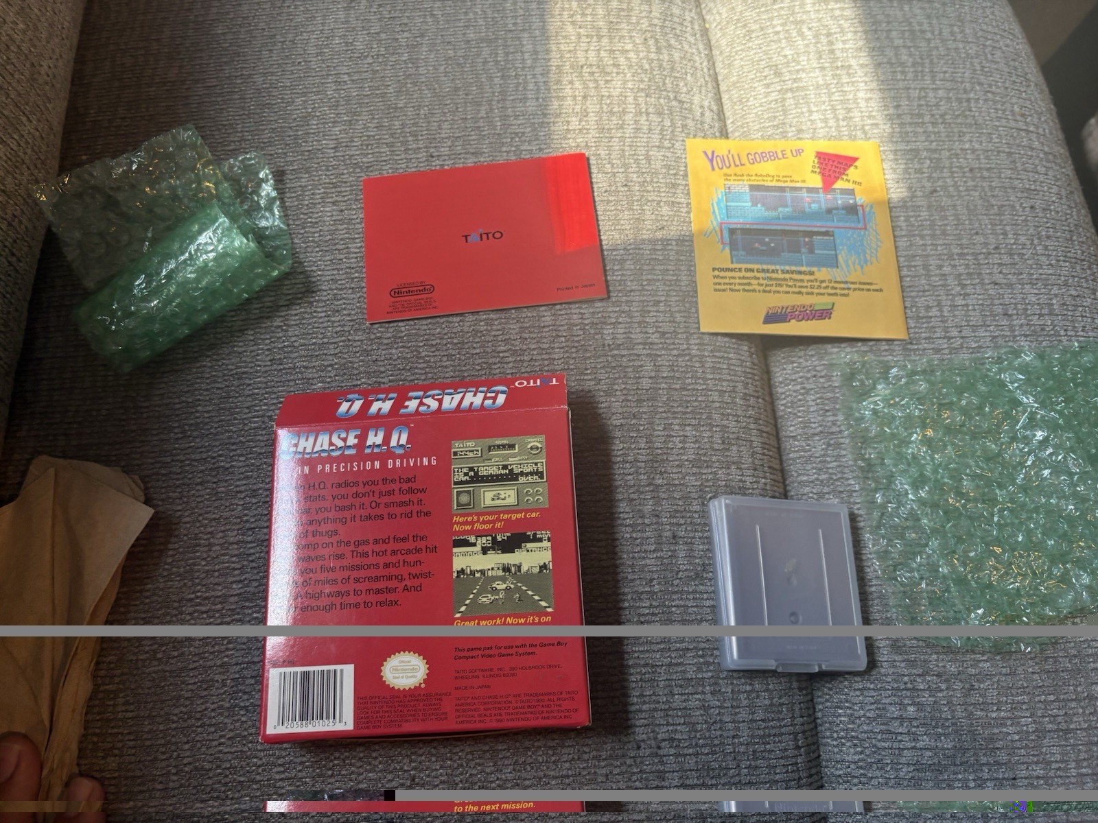 Chase H.Q HQ (Nintendo Game Boy Game Boy) Complete in Box CIB