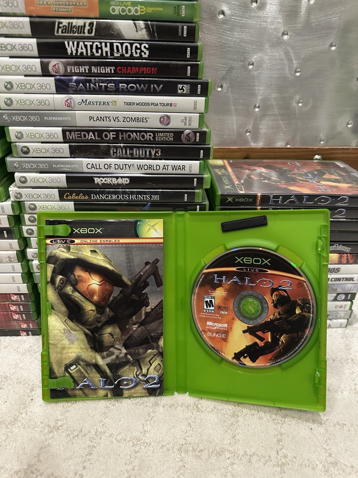 Halo 2 (Microsoft Xbox) Complete CIB Tested MINT Disc