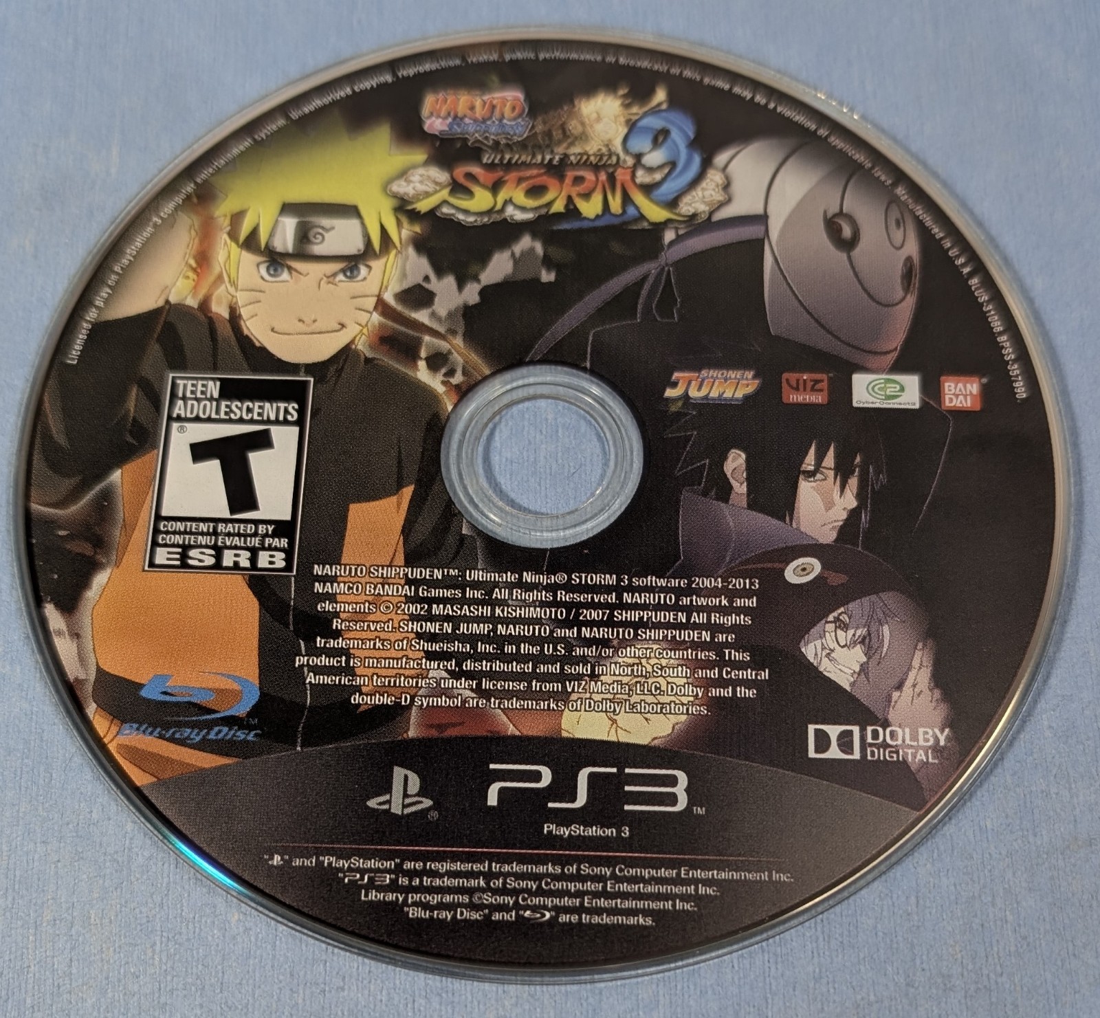 Naruto Shippuden: Ultimate Ninja Storm 3 PlayStation 3 PS3 Cib Tested and Works