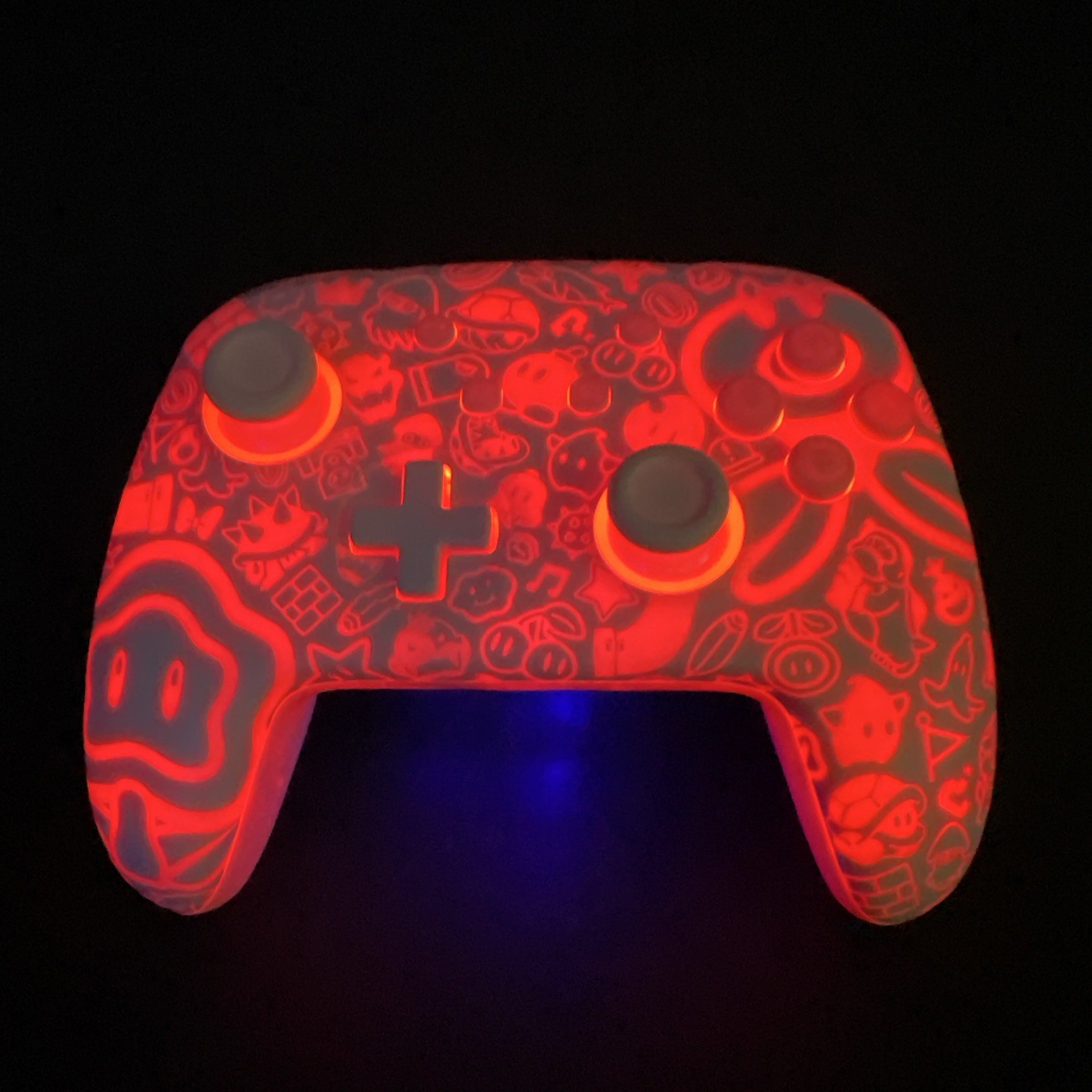 FUNLAB Firefly Wireless Switch/Switch2 Controller, White, Illuminated LED, USB-C
