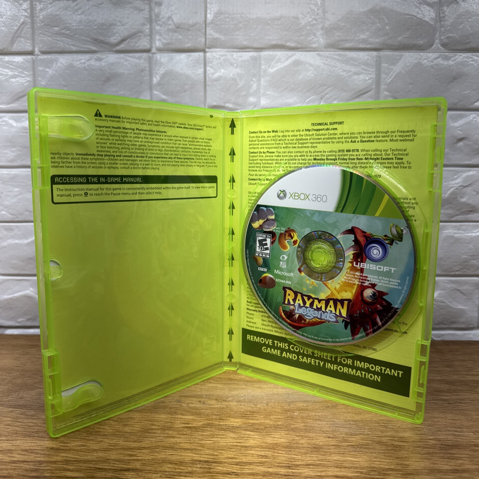 Rayman Legends & Origins Bundle (Microsoft Xbox 360, 2011) Tested Working