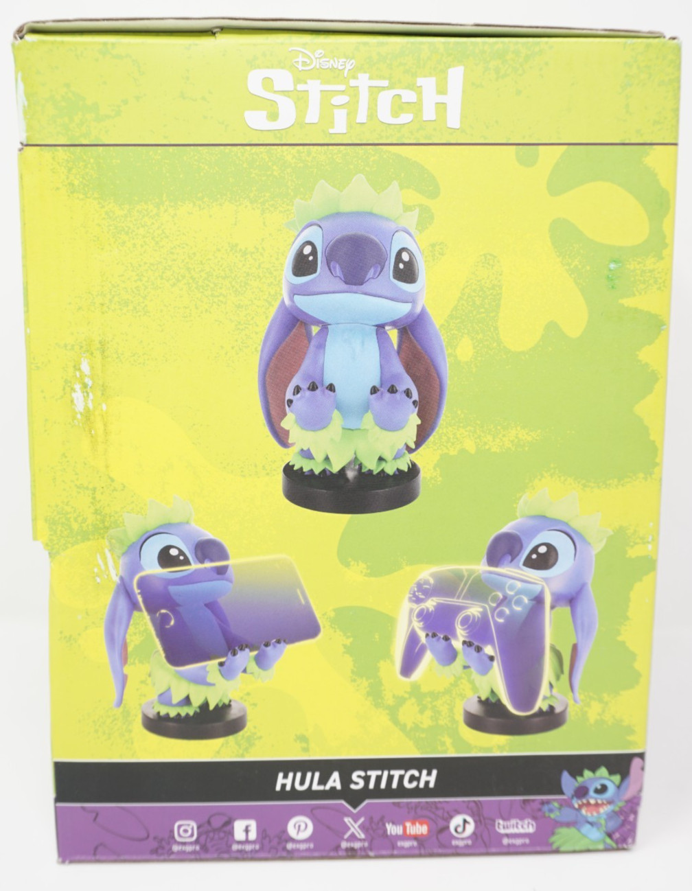Disney Lilo and Stich Hula Stitch Cable Guys Phone and Controller Holder
