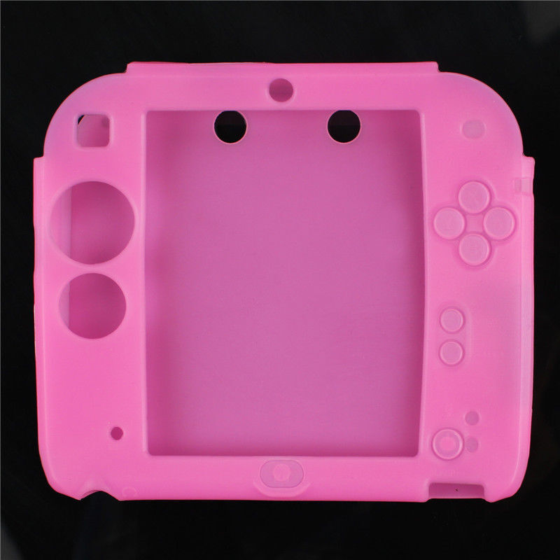 Dustproof Protective Silicone Rubber Gel Skin Case Cover Skin for Nintendo 2DS