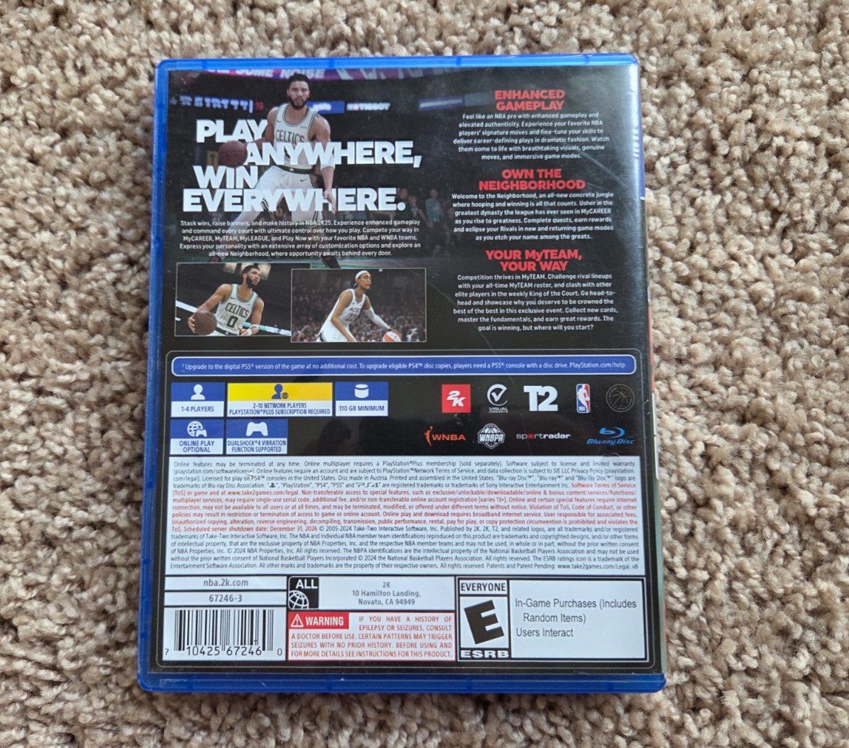 NBA 2K25 (Sony PlayStation 4 PS4, 2024) Great