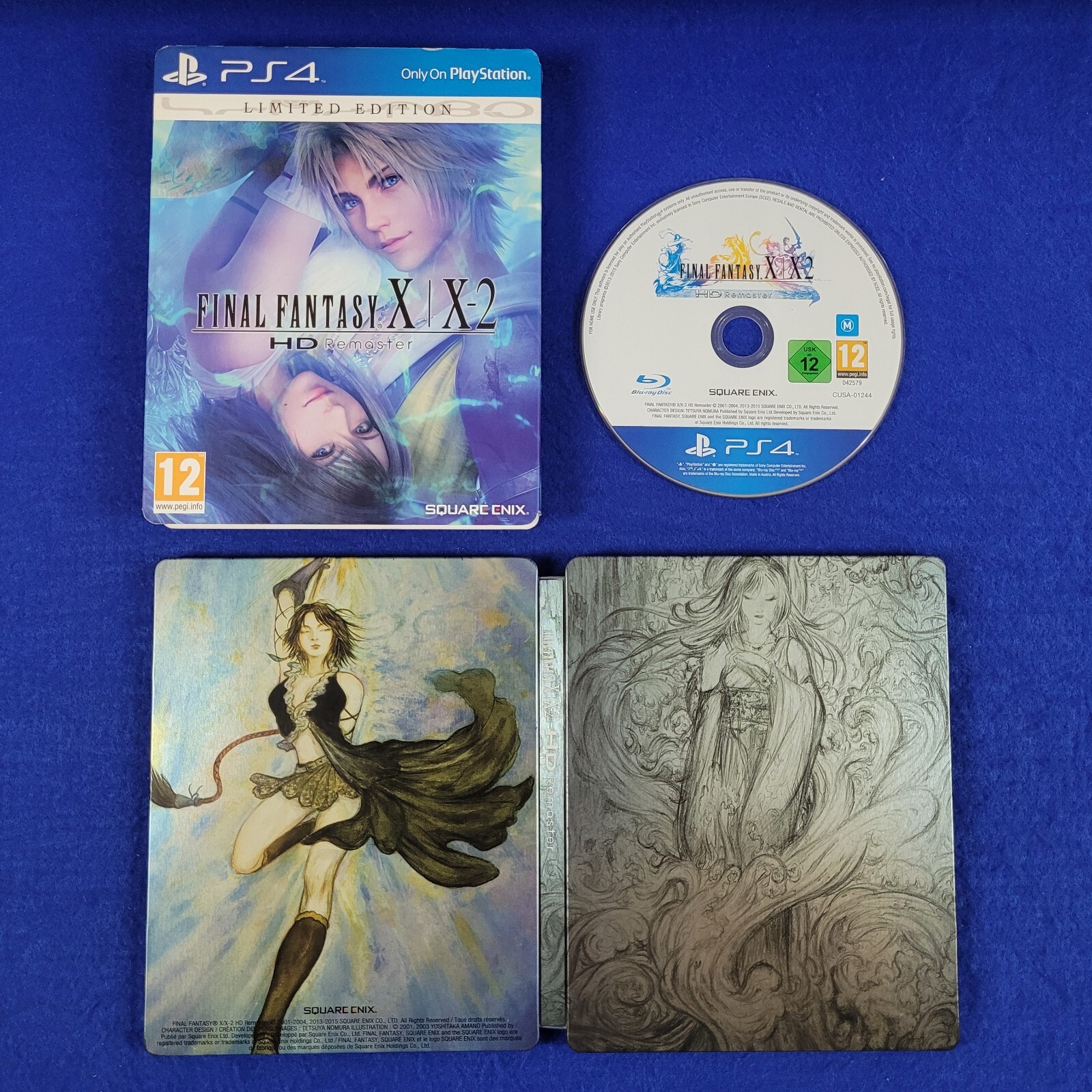 ps4 FINAL FANTASY X/X-2 HD Remaster Limited Steelbook Edition REGION FREE PAL UK