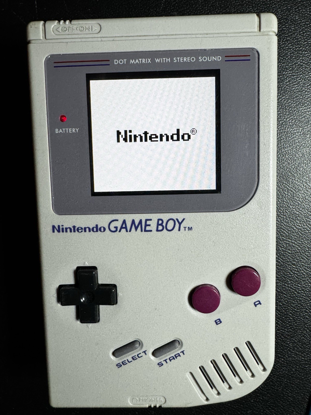 Original Nintendo Game Boy Q5 OSD Backlit LCD IPS New Screen Nice Condition!