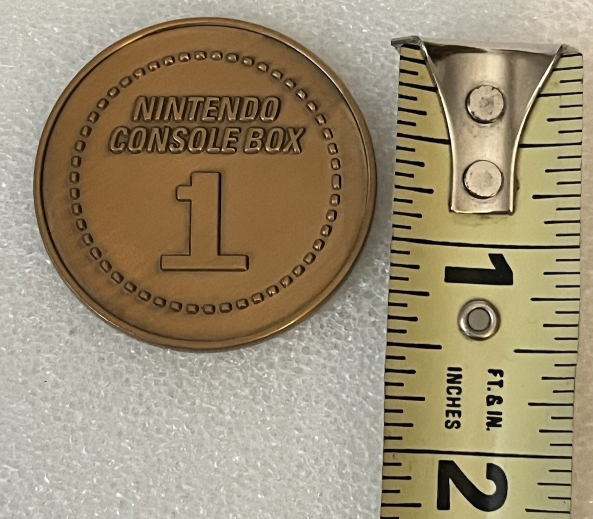 2017 Culturefly Nintendo Console Box Collectible Challenge Coin