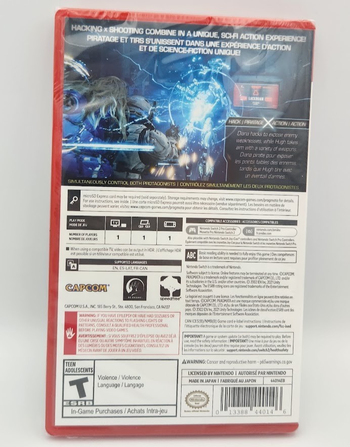 PRAGMATA (Game-Key Card) Switch 2 Brand New Game (2026 Action Adventure)