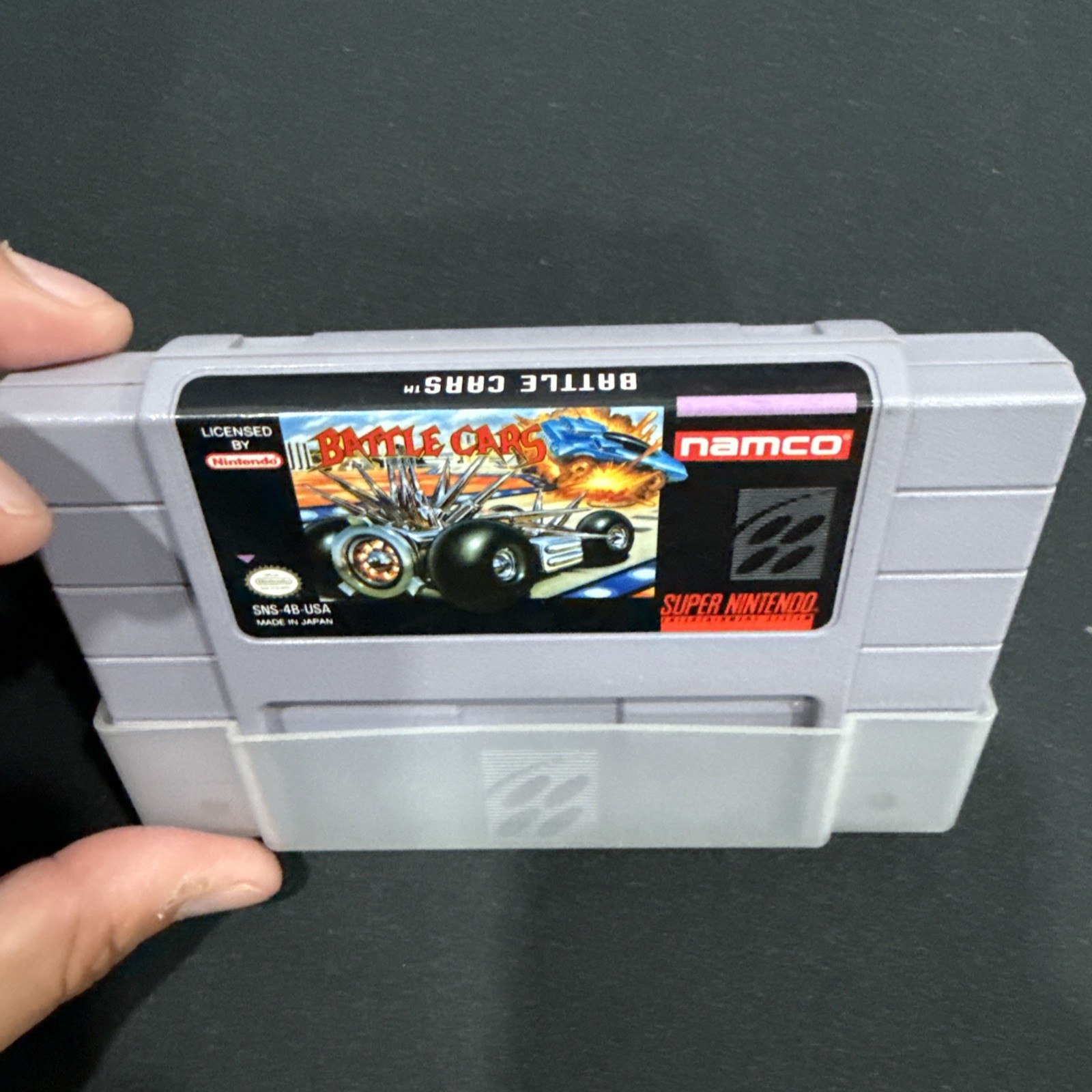 Battle Cars for Super Nintendo SNES Cart Only