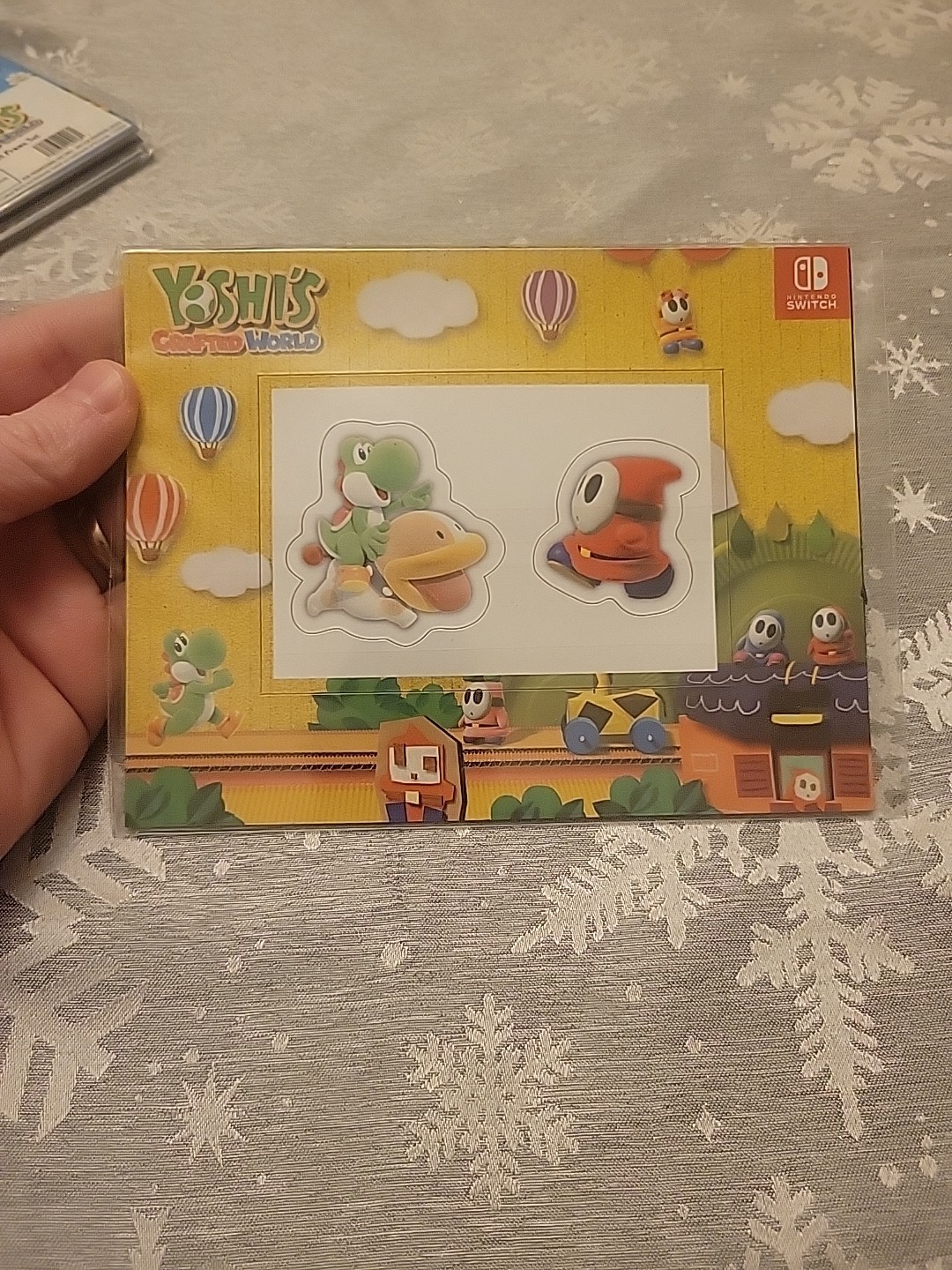 Yoshi’s Crafted World Exclusive Magnet Frame Set Nintendo Switch Mario