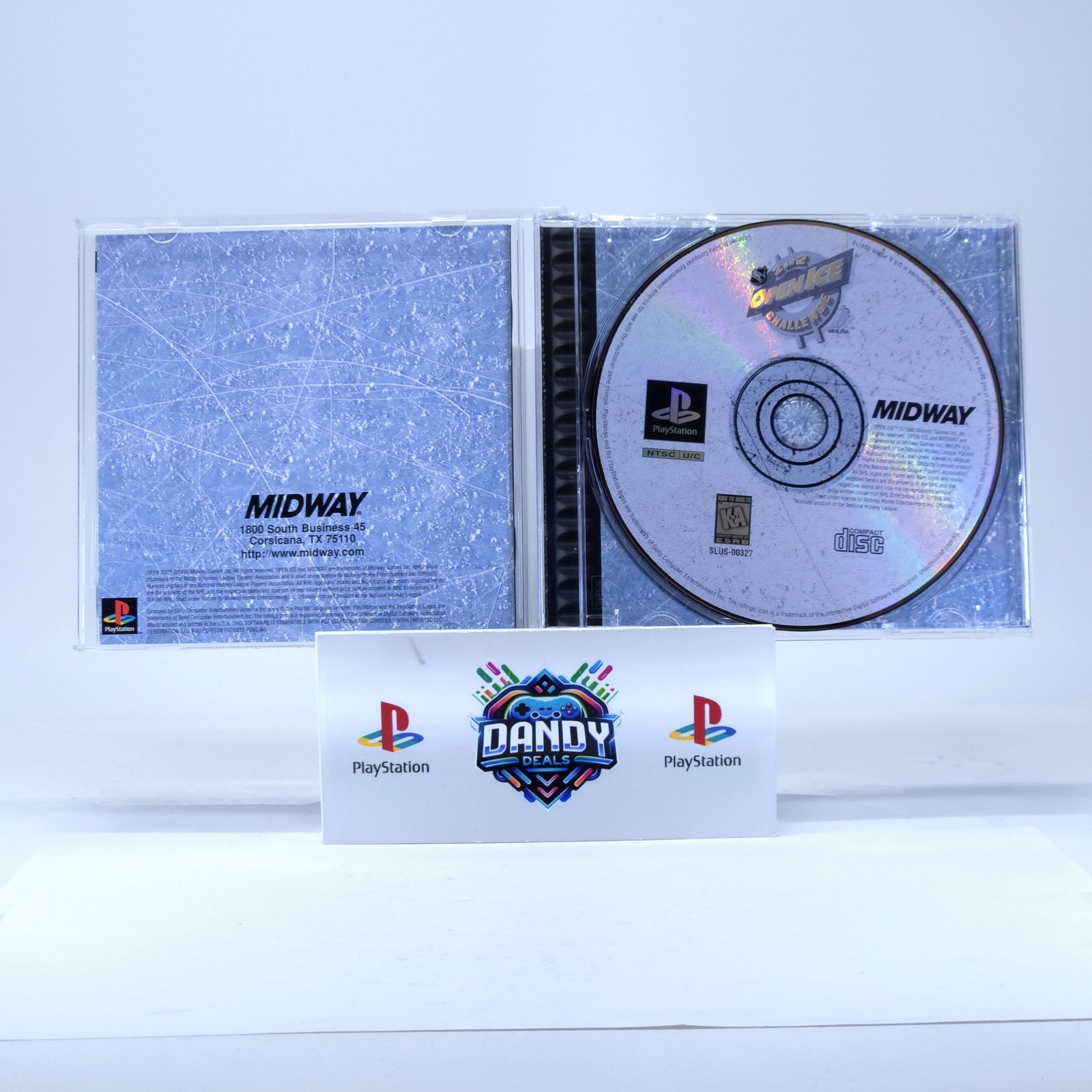 NHL Open Ice 2 on 2 Challenge PS1 CIB W/ Manual – PlayStation