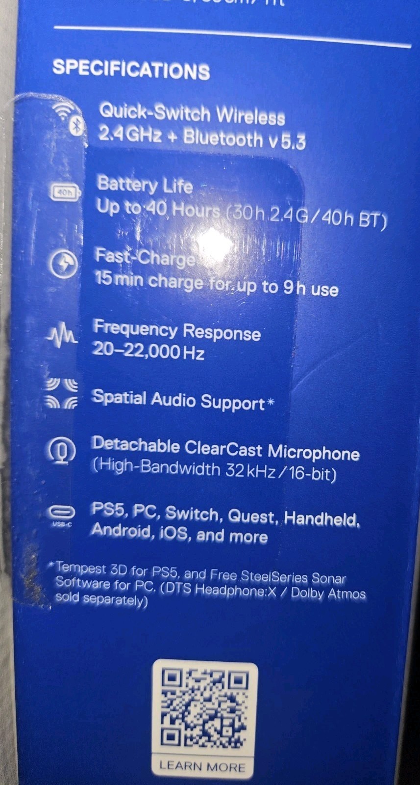 New & Sealed! SteelSeries Arctis Nova 3P Wireless Multi-Platform Gaming Headset