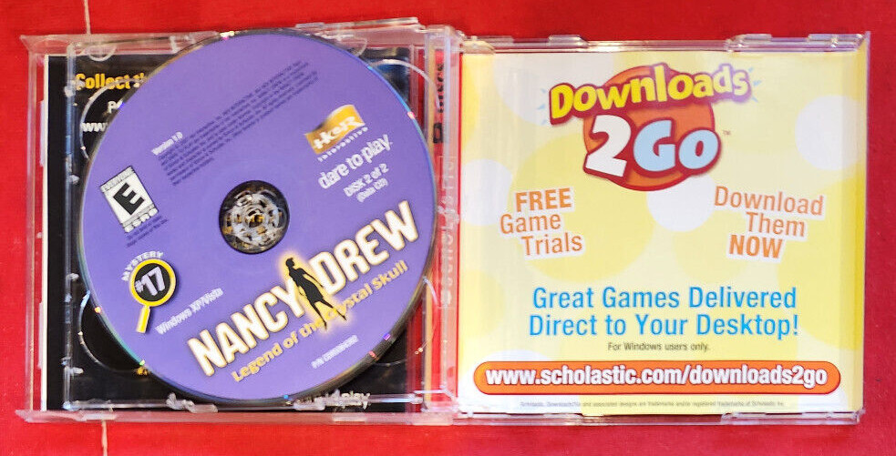 Her Interactive Nancy Drew Legend Of The Crystal Skull Mystery #17 2007 PC Game